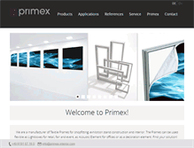 Tablet Screenshot of primex-interior.com